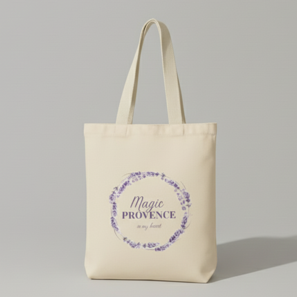 Green Angels Medium Canvas Tote – Design 02 (260 GSM, Warm White)